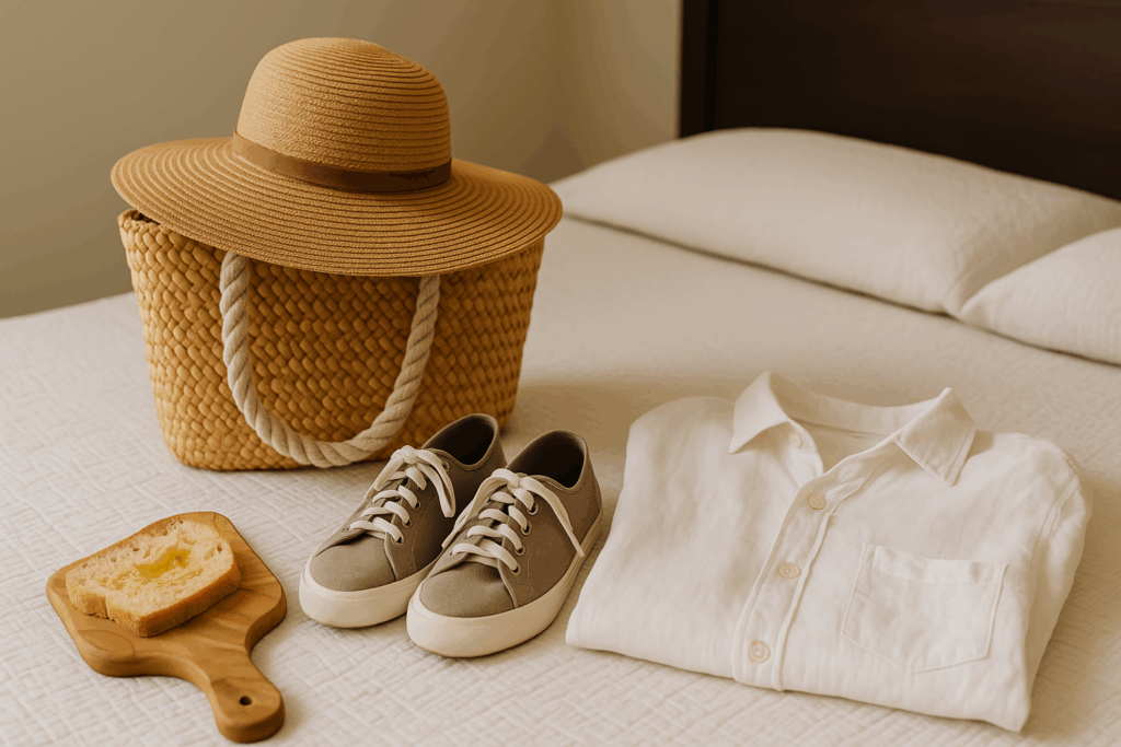 Packing for the Amalfi coast.