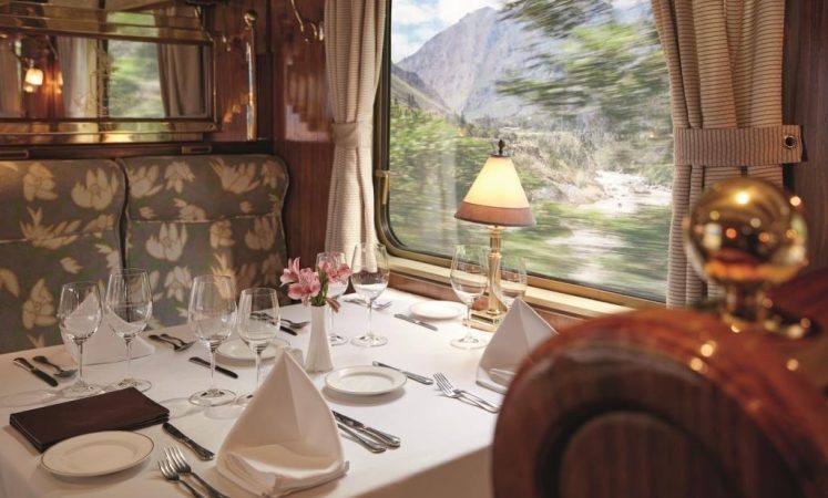 Belmond Hiram Bingham train car