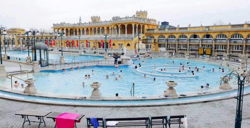 Historic thermal bath experience in Budapest.
