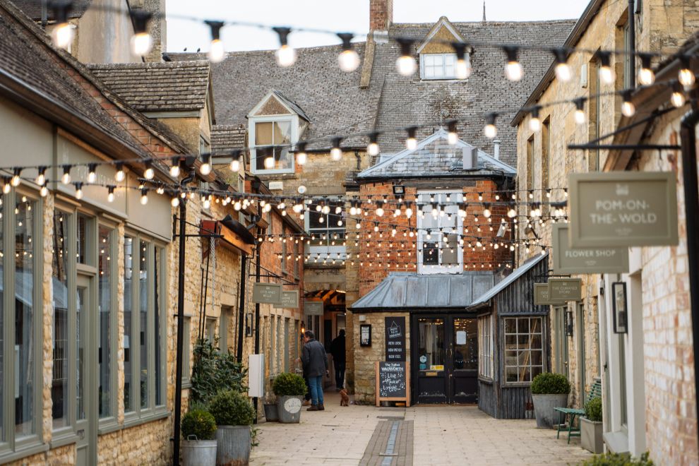 Cotswolds village square