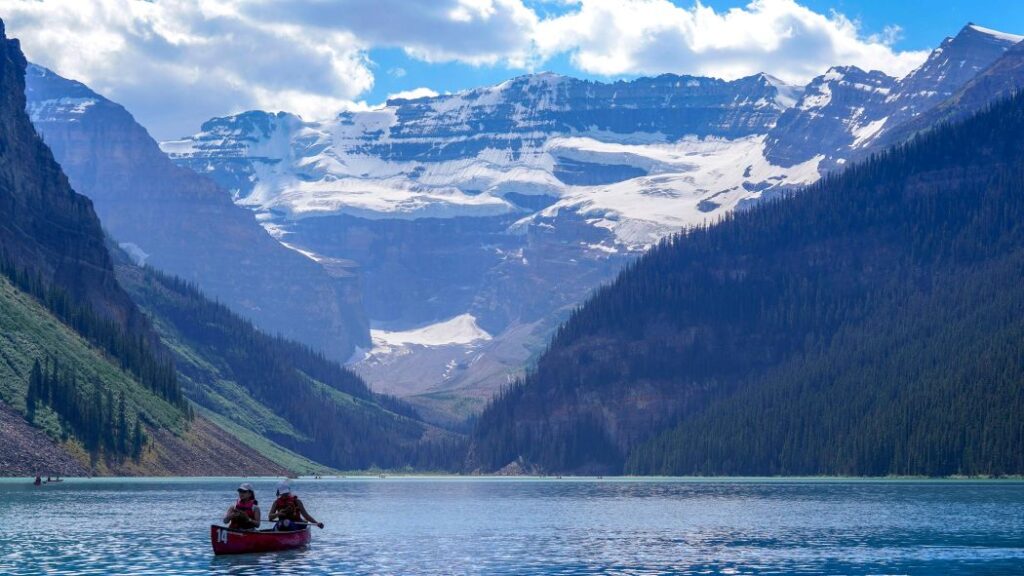 turquoise Lake Louise during a luxury Banff vacation