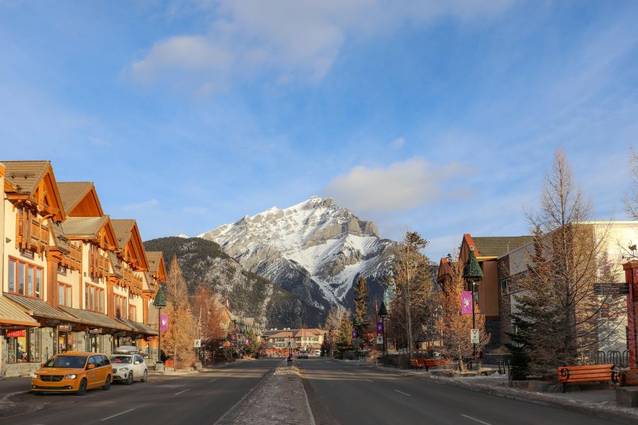 Banff and Lake Louise itinerary map for luxury couples