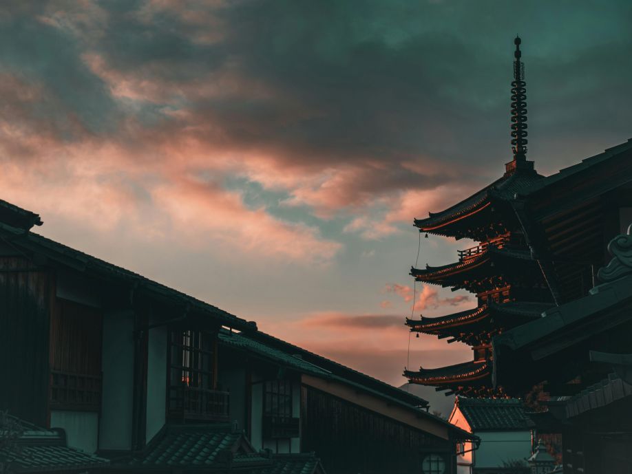 Kyoto sunset