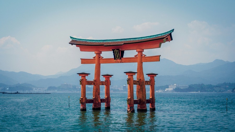 red torii gates of Fushimi Inari in Kyoto