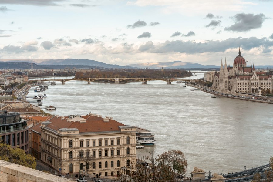 Budapest danube river view