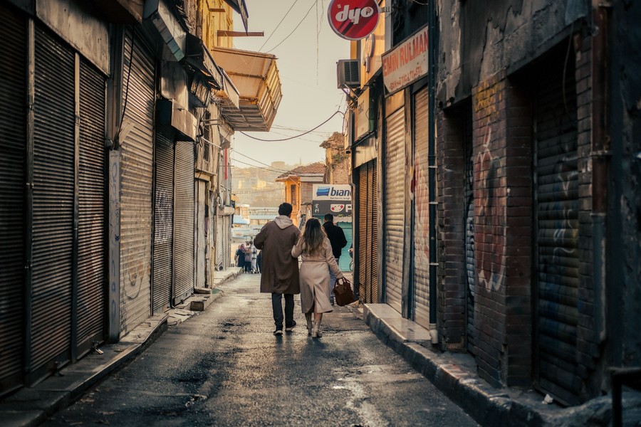 • A suitcase packed for a couples trip without the kids.